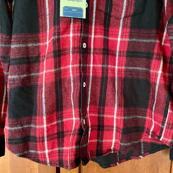 Chubbies The Jack of All Lumbers Brushed Flannel Shirt Plaid Size Small NEW - Picture 3 of 9